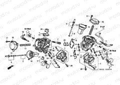 E-19-3 CARBURETOR (PARTS) (VT125C4 / 6)