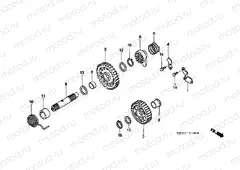 E-19 DRIVE SHAFT AXLE