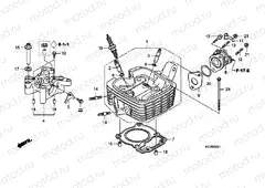 E-2-1 CYLINDER HEAD (CGR125SHA, B)