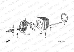 E-2 CYLINDER / CYLINDER HEAD
