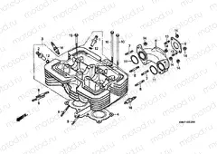 E-2 CYLINDER HEAD (CB250PT / 4/5) (CB250W / 4)