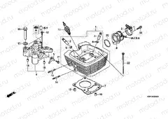 E-2 CYLINDER HEAD (CBF1505 / M5 / 6 / M6)