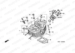 E-2 CYLINDER HEAD (CGR125SH5,8)