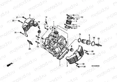 E-2 CYLINDER HEAD (FRONT)