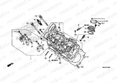 E-2 CYLINDER HEAD (FRONT)