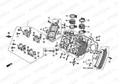 E-2 CYLINDER HEAD (FRONT)