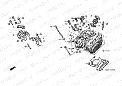 E-2 CYLINDER HEAD (FRONT)