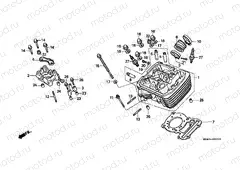 E-2 CYLINDER HEAD (FRONT)
