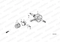 E-20 CRANKSHAFT / PISTON