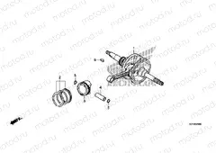 E-20 CRANKSHAFT / PISTON
