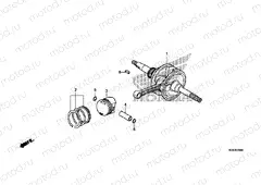 E-20 CRANKSHAFT / PISTON