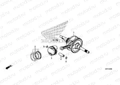E-20 CRANKSHAFT & PISTON