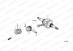 E-20 CRANKSHAFT / PISTON