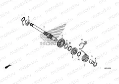 E-20 KICK STARTER SPINDLE
