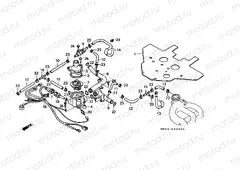 E-20 WATER PIPE / THERMOSTAT (GL1500J / K)