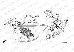 E-22-1 THROTTLE BODY (TUBING)