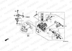 E-22-1 THROTTLE HOUSING (SCR110C, D, E)