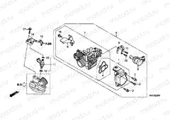 E-22 THROTTLE HOUSING (SCR110A)
