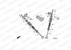 E-3-1 CAMSHAFT / VALVE (CGR125SHA, B)