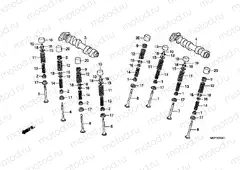 E-3-1 CAMSHAFT / VALVE (REAR)