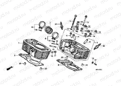 E-3-1 CYLINDER / CYLINDER HEAD (REAR)