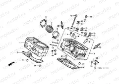 E-3-1 CYLINDER / CYLINDER HEAD (REAR)