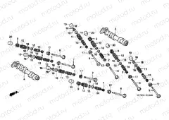 E-3 CAMSHAFT / VALVE (FRONT)