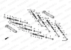 E-3 CAMSHAFT / VALVE (FRONT)