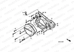 E-3 RIGHT CRANKSHAFT COVER