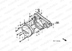 E-3 RIGHT CRANKSHAFT COVER