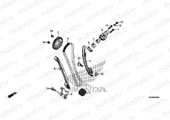 E-4 CAM CHAIN & TENSIONER
