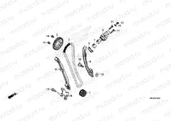 E-4 CAM CHAIN & TENSIONER