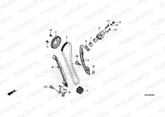 E-4 CAM CHAIN & TENSIONER