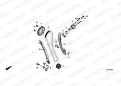 E-4 CAM CHAIN & TENSIONER