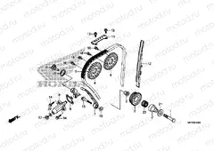 E-4 CAM CHAIN & TENSIONER