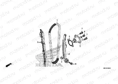 E-4 CAM CHAIN & TENSIONER
