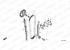 E-4 CAM CHAIN & TENSIONER