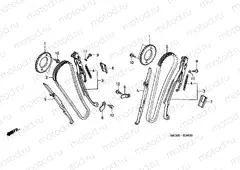 E-4 CAM CHAIN / TENSIONER