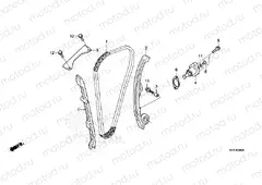 E-4 CAM CHAIN & TENSIONER