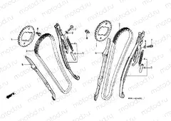 E-4 CAM CHAIN/TENSIONER