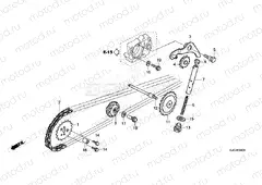 E-4 CAM CHAIN/TENSIONER