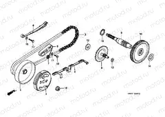 E-4 CLUTCH / DRIVE CHAIN / MAIN GEAR