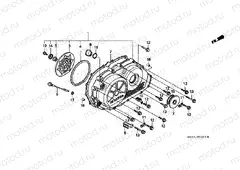 E-4 RIGHT CRANKSHAFT COVER