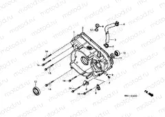 E-4 RIGHT CRANKSHAFT COVER