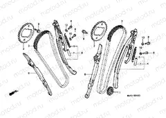 E-4 TIMING CHAIN / TENSIONER