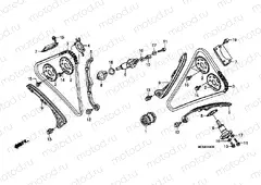E-4 TIMING CHAIN / TENSIONER