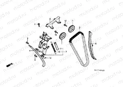 E-4 TIMING CHAIN / TENSIONER