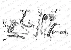 E-4 TIMING CHAIN / TENSIONER
