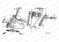 E-4 TIMING CHAIN / TENSIONER