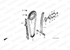 E-4 TIMING CHAIN / TENSIONER